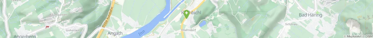 Map representation of the location for Apotheke Kirchbichl in 6322 Kirchbichl